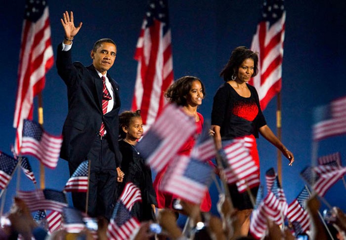  Barack Obama wins the 2008 election, becoming the first African American President.